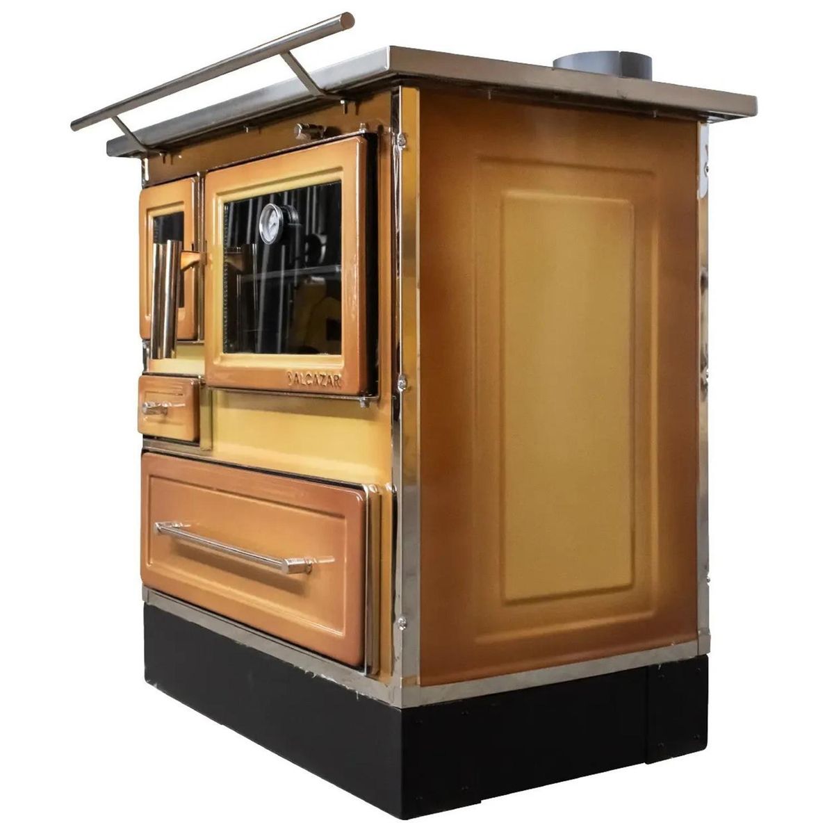 ALCAZAR - Cocina a Leña Calbuco MZ 90 Difumada