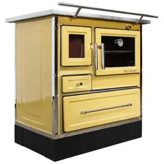 ALCAZAR - Cocina a Leña Calbuco MZ 80 Amarilla