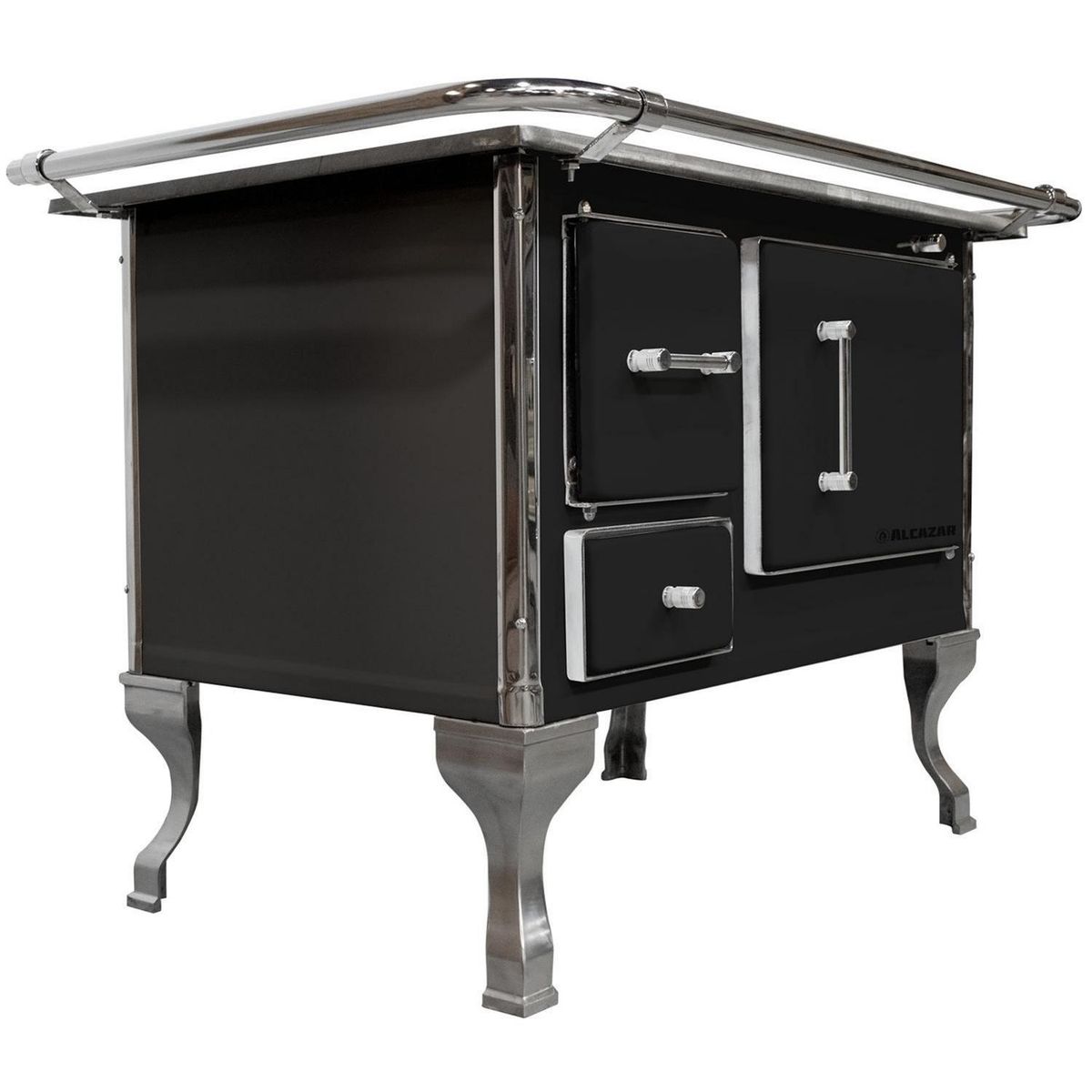 ALCAZAR - Cocina a Leña Llaima Tradicional 70 Negra