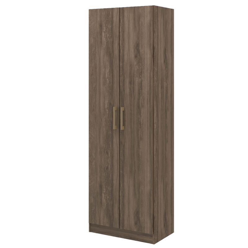 ROCA - Clóset Ferri 2 Puerta(s) 4 Repisa(s) 56xx38 cm Nogal