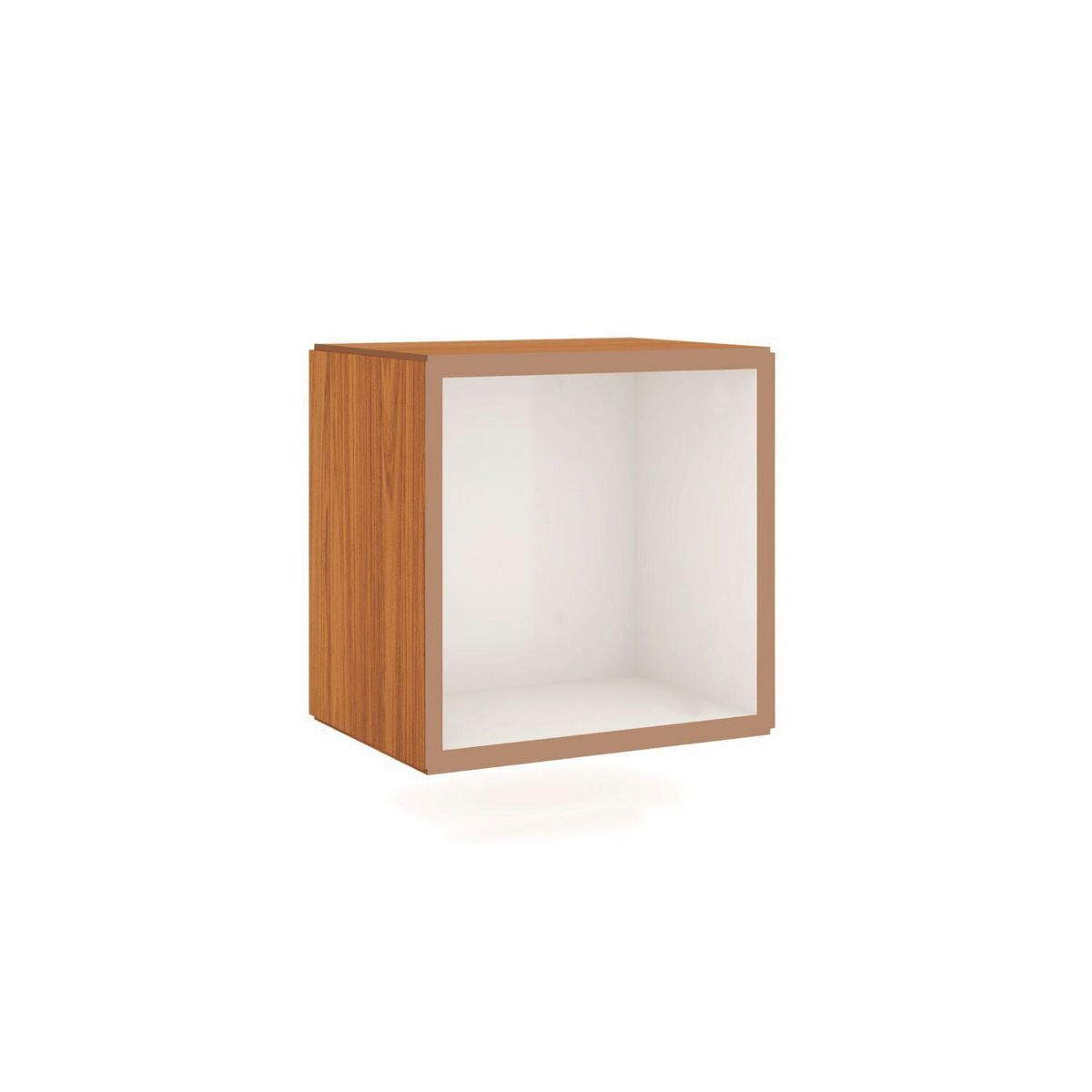 ROCA - Repisa Pernambuco MDF 1 Nivel(es) 33x33x24 cm Blanco
