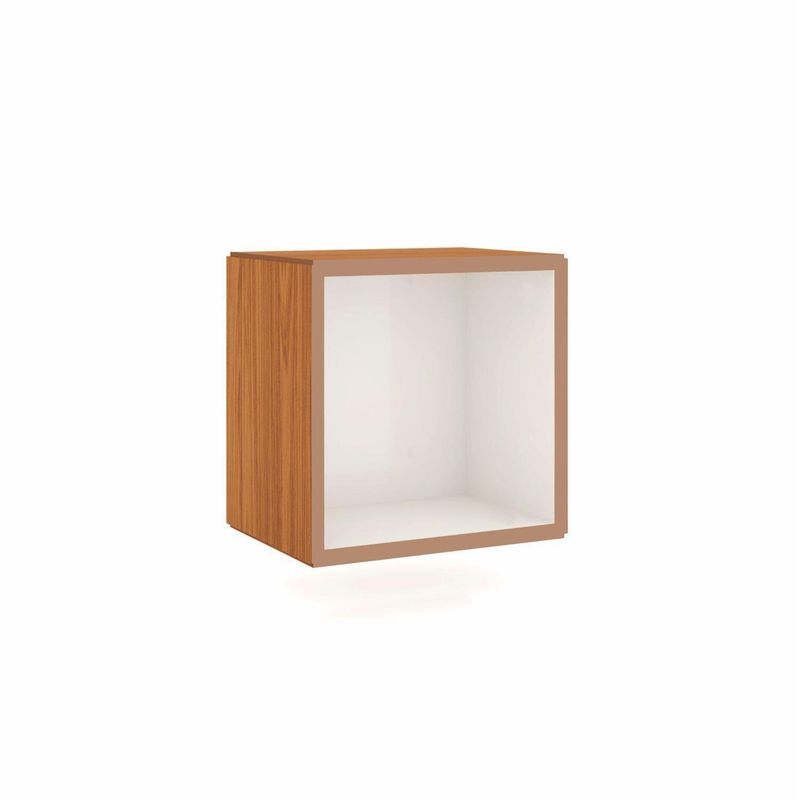 ROCA - Repisa Pernambuco MDF 1 Nivel(es) 33x33x24 cm Blanco