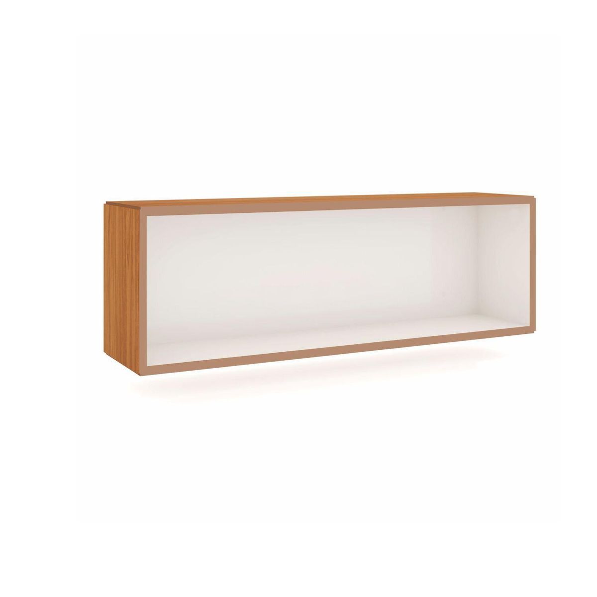 ROCA - Repisa Pernambuco MDF 1 Nivel(es) 99x33x24 cm Blanco