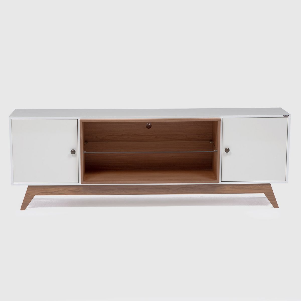 ROCA - Rack Ulmo 2 puertas blanco-canela