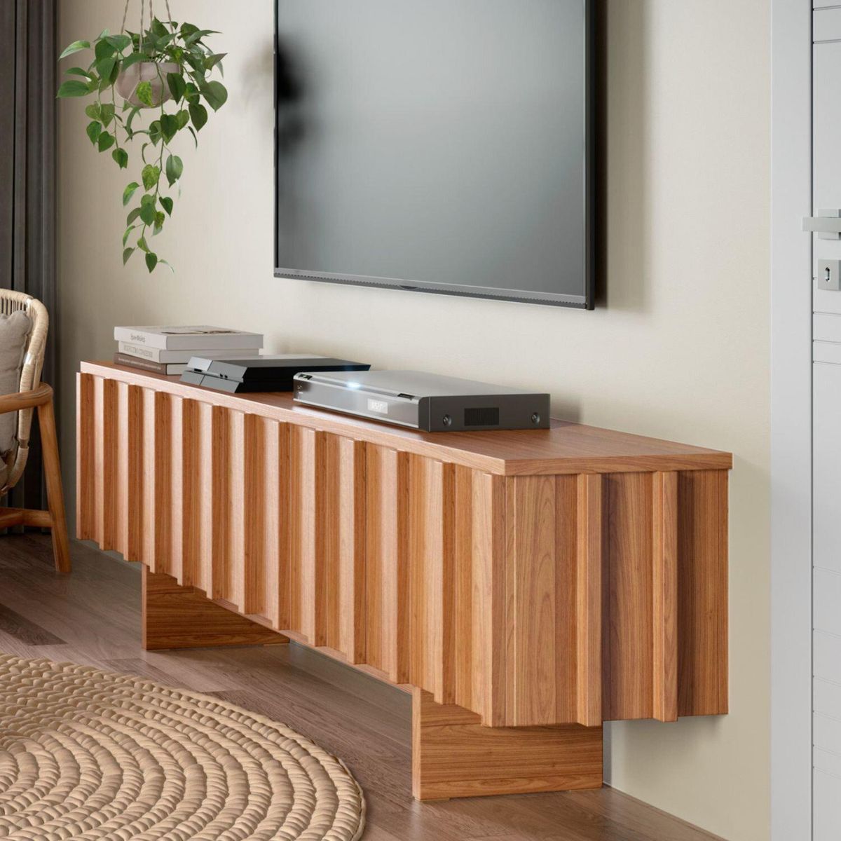 ROCA - Rack Vitória 4 puertas canela