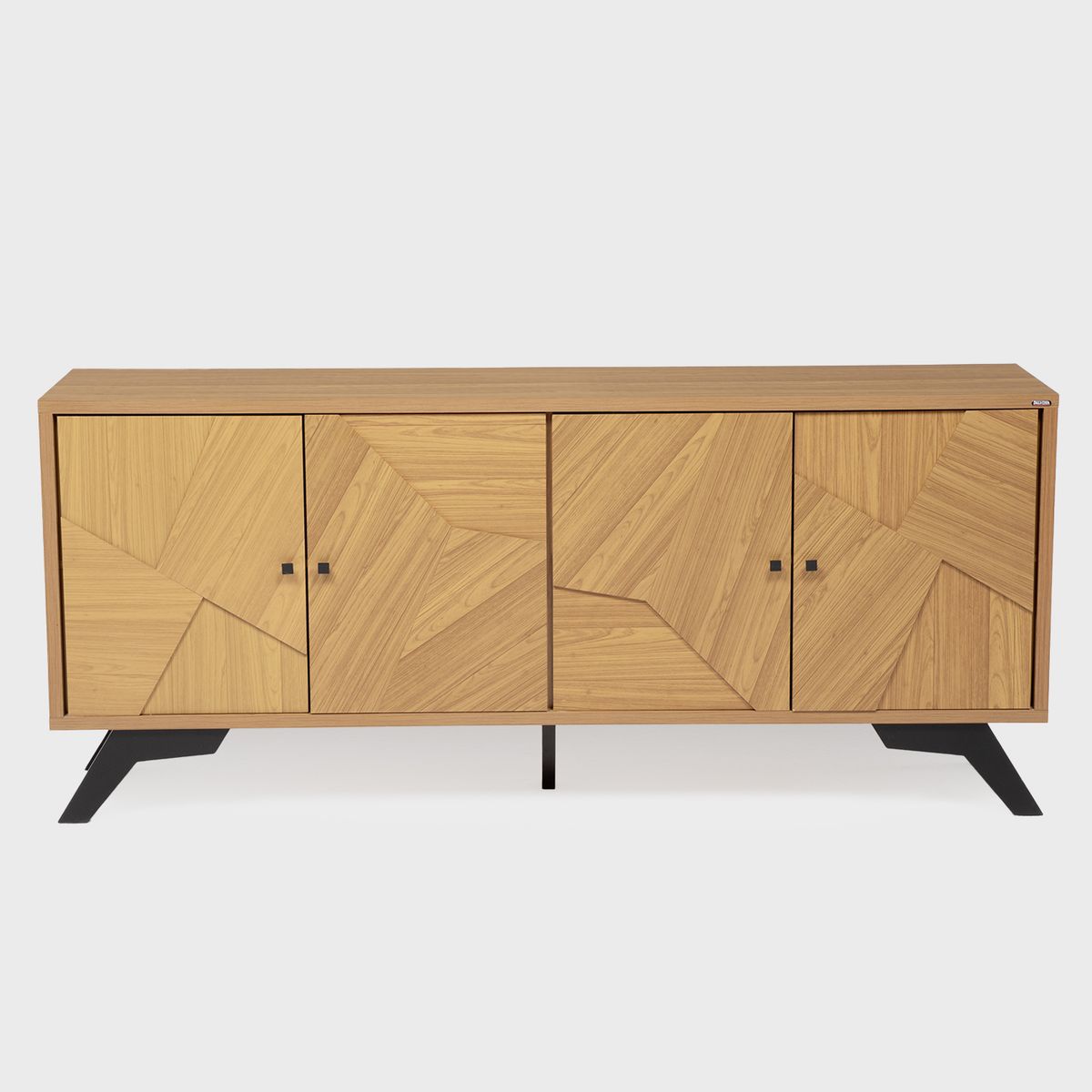 ROCA - Rack Santos 4 puertas roble-negro