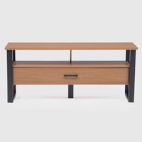 Rack Guayacán 1 cajón roble-negro