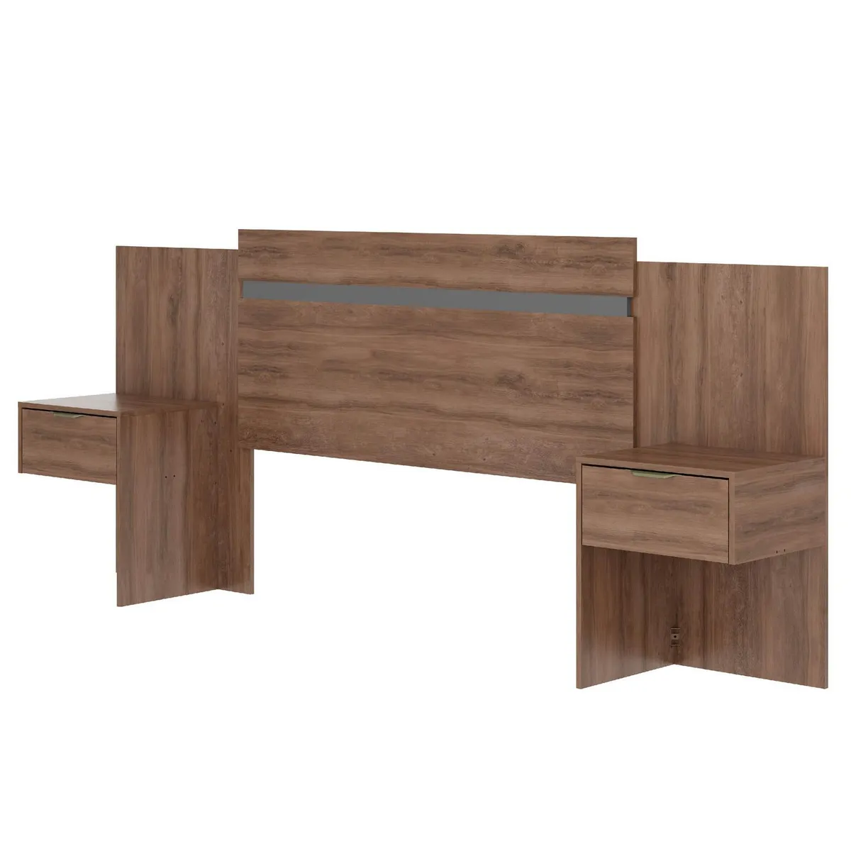 ROCA - Respaldo con veladores Paraná 2 pl canela-titanio