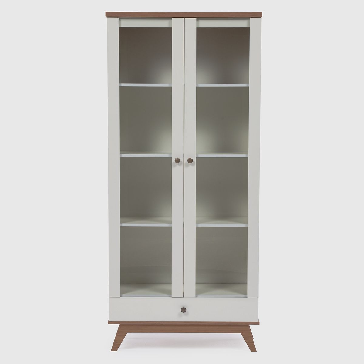 ROCA - Vitrina Recife 2 puertas blanco-canela