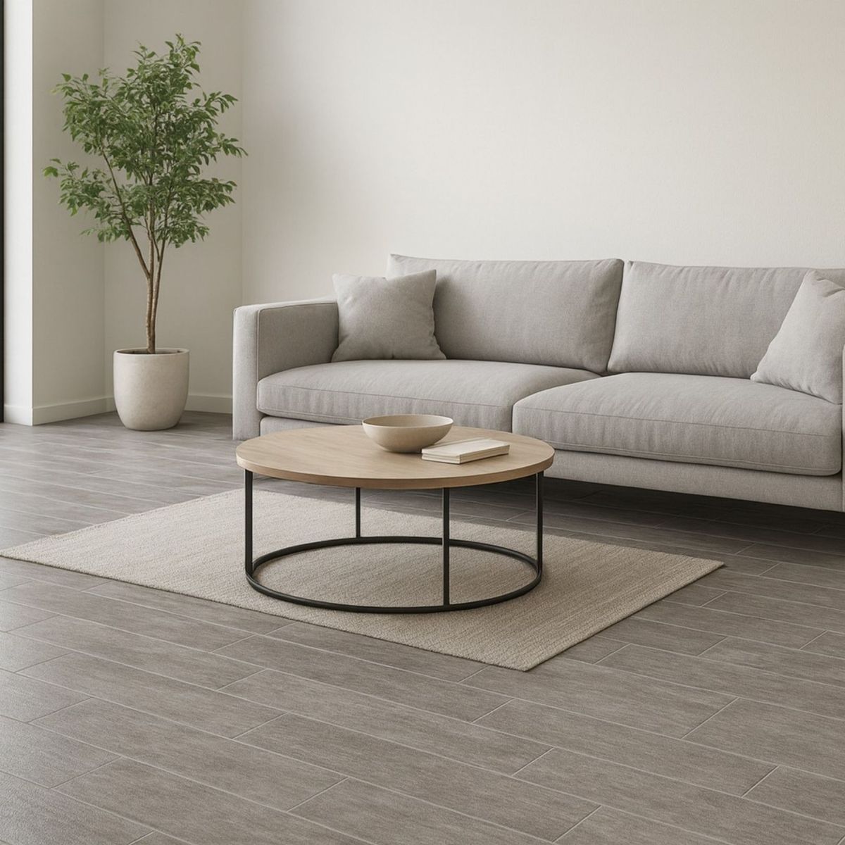 SUPER CERAMICA - Cerámica 19x57 cm Forest Gris 1.41 m2