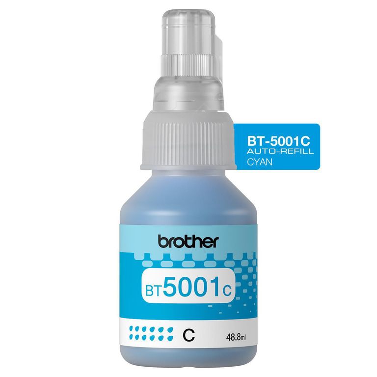 Tinta Cian Bt5001C Para Impresora Multifuncional Rendimiento 5000 Páginas