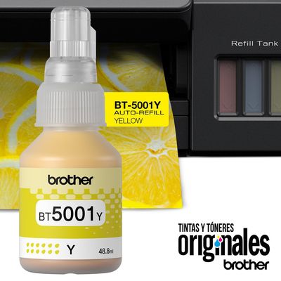 Imagen 2 del producto Tinta Amarilla Bt5001Y Para Multifuncional Rendimiento 5000 Páginas