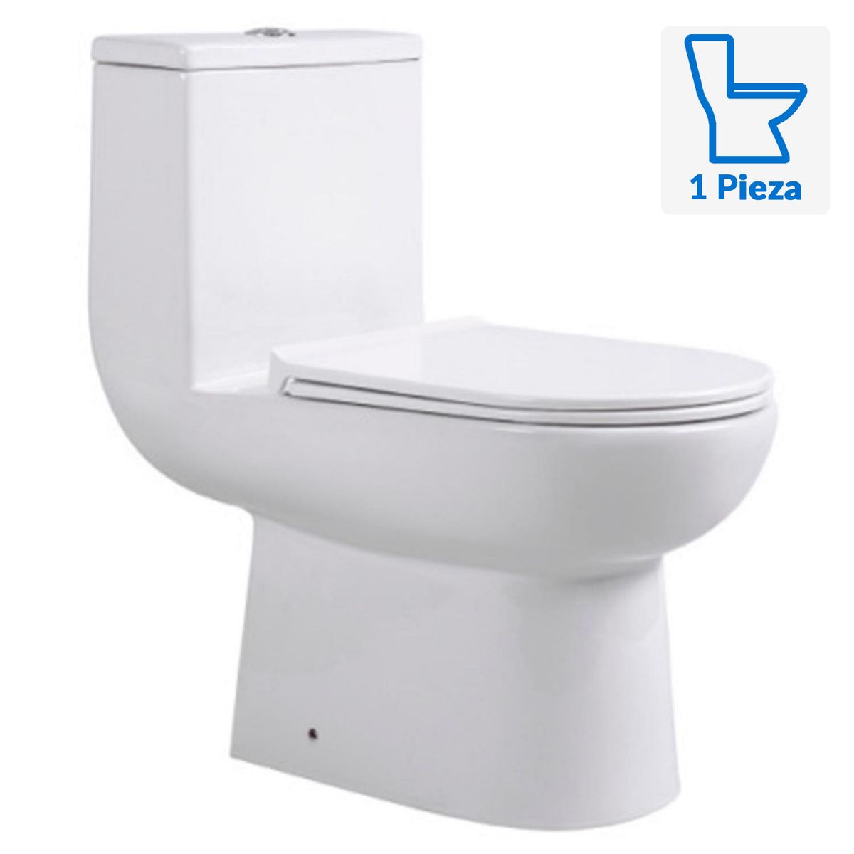 DUSCHY - Sanitario One piece a Piso 17,5 cm 6 Litros Falun Blanco