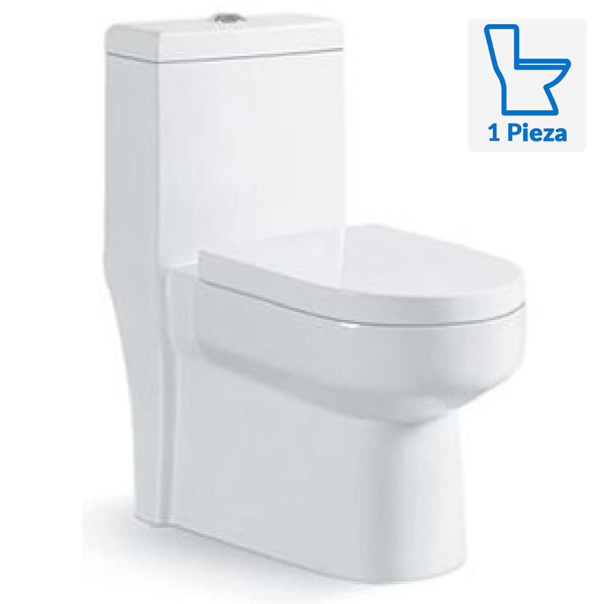 DUSCHY - Sanitario One piece a Piso 30,5 cm 3.5<multisep/>4.8 Litros ONE PIECE EURO BLANCO