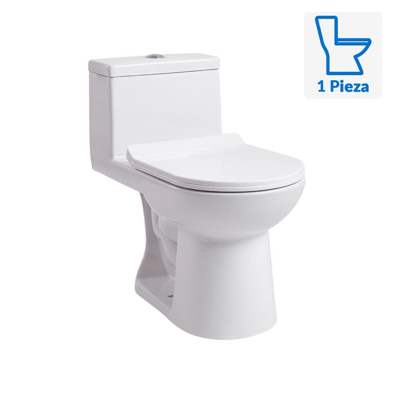 Sanitario One piece a Piso 30,5 cm 3.54.8 Litros ONE PIECE MALMO BLANCO
