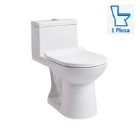 Sanitario One piece a Piso 30,5 cm 3.54.8 Litros ONE PIECE MALMO BLANCO
