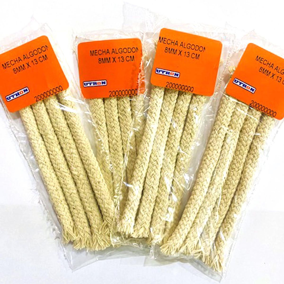 UTRON - Pack 4 mechas para antorcha 13 cm