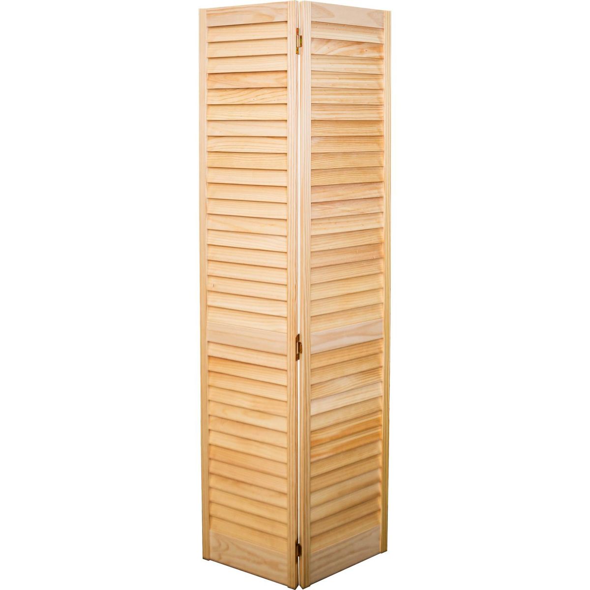 TIMBERMAC - Puerta Closet Pino Celosia Natural Bifold 91x200