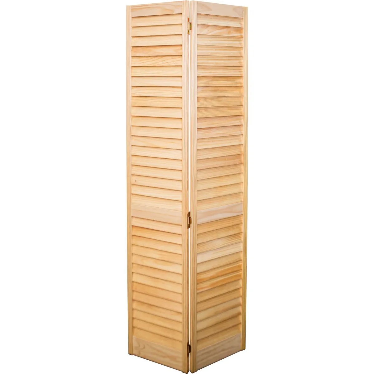 TIMBERMAC - Puerta Closet Pino Celosia Natural Bifold 61x200