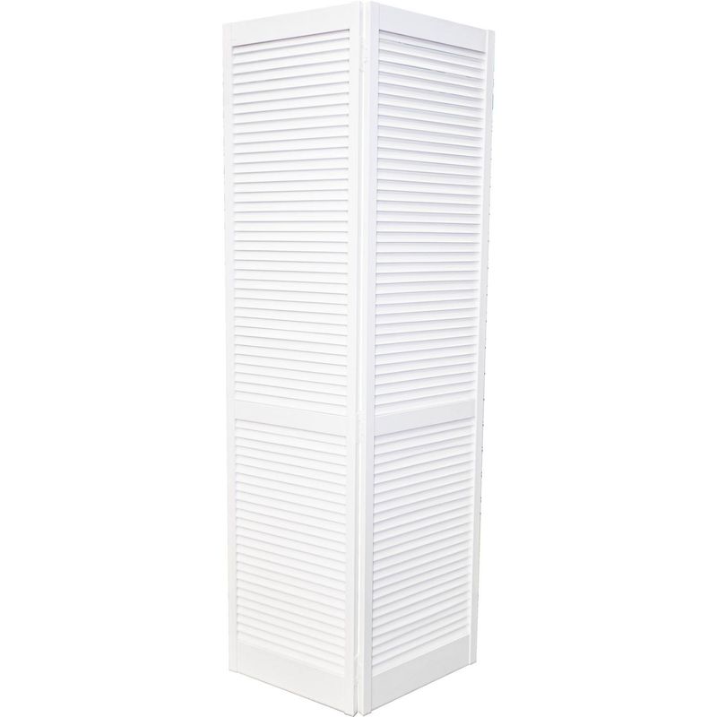TIMBERMAC - Puerta Closet Pino Celosia Blanca Bifold 91x200
