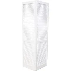 TIMBERMAC - Puerta Closet Pino Celosia Blanca Bifold 76x200