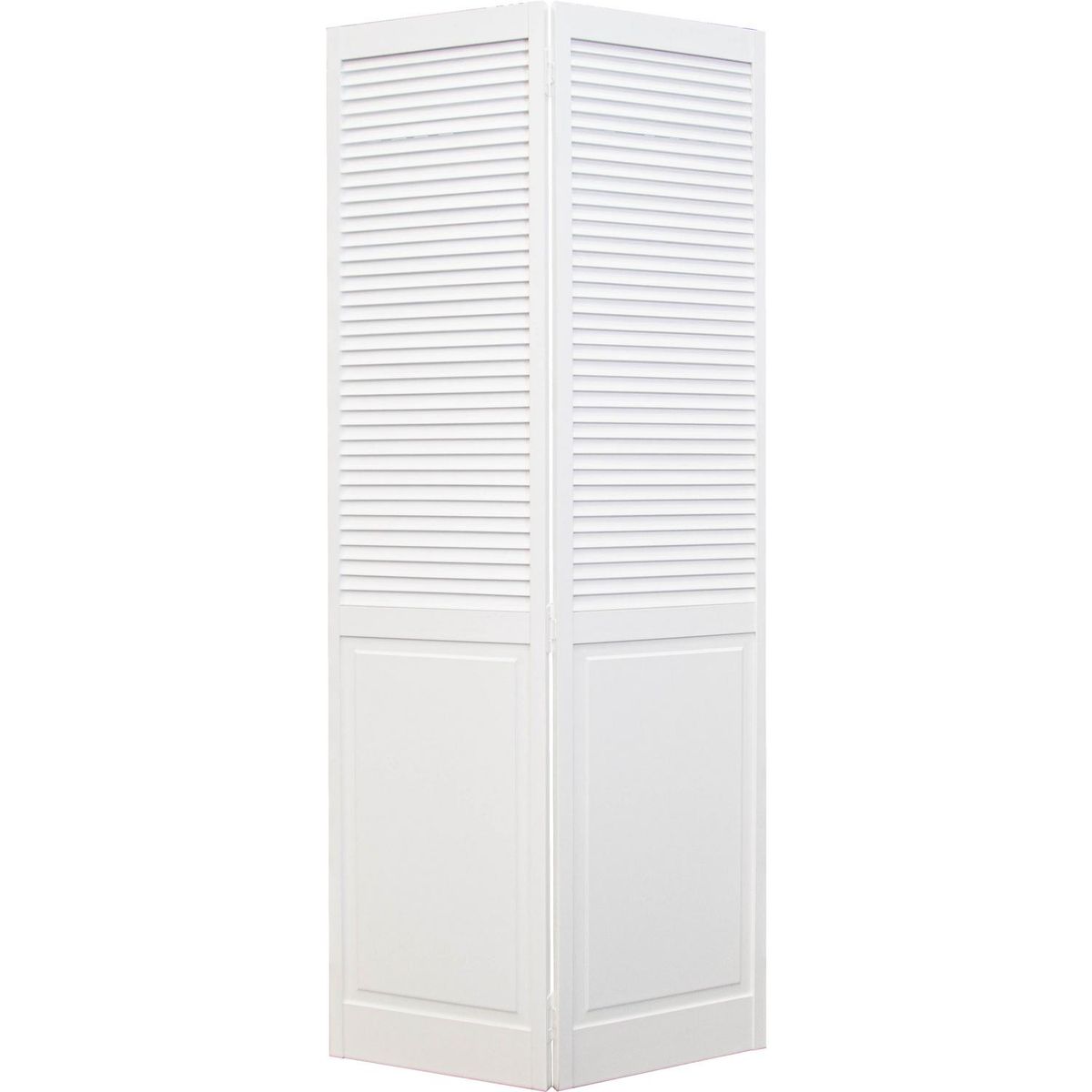 TIMBERMAC - Puerta Closet Pino Celosia/Panel Blanca Bifold 91x200