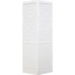 TIMBERMAC - Puerta Closet Pino Celosia/Panel Blanca Bifold 91x200