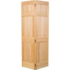 TIMBERMAC - Puerta Closet Pino 3 Paneles Bifold 76x200