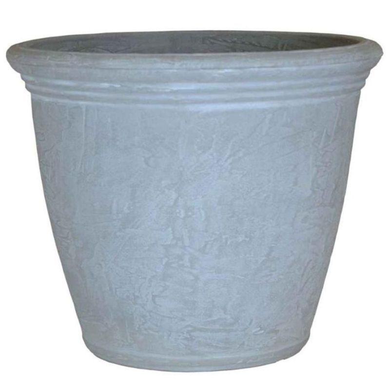DECO POTTERY - Macetero Rotomoldeado Kiri de Polietileno 40x36 Gris