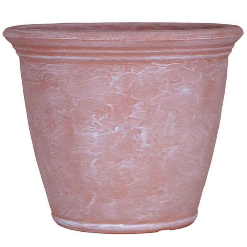 DECO POTTERY - Macetero rotomoldeado kiri coral 36x40 cm