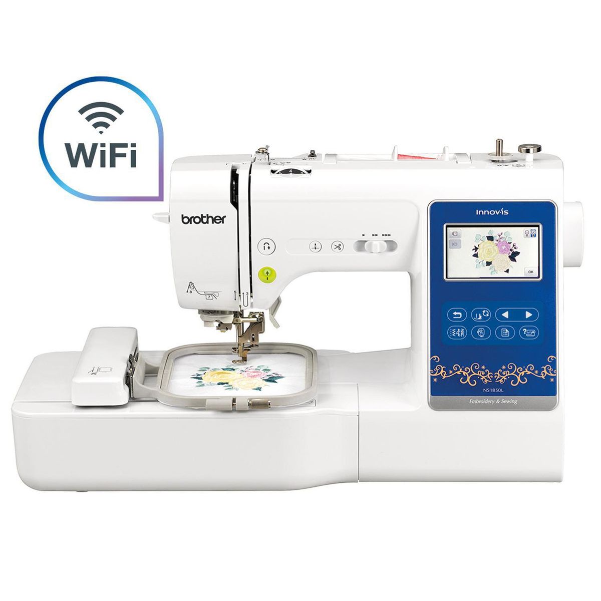 BROTHER - Máquina de Coser y Bordadora Brother NS1850L Wifi