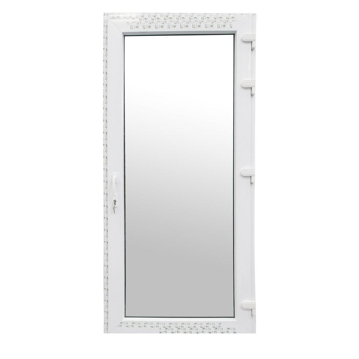 HOLZTEK - Puerta Vidriada PVC 75x200 cm ANDINA DER Blanco