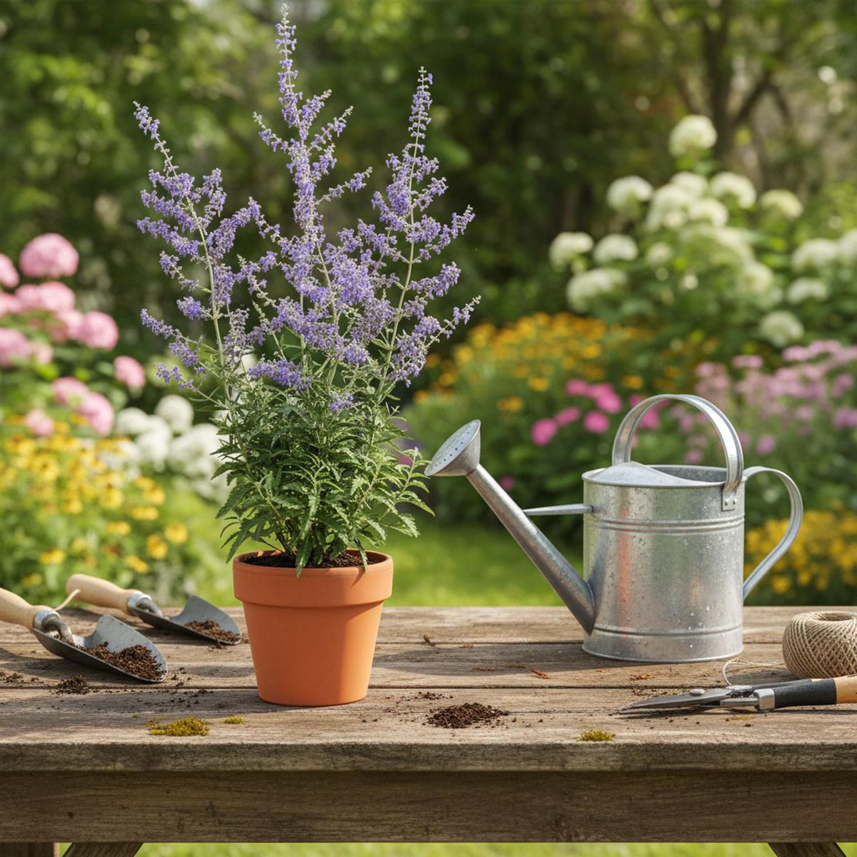 FLORES DE MI TIERRA - Arbusto Perovskia Natural 30 cm