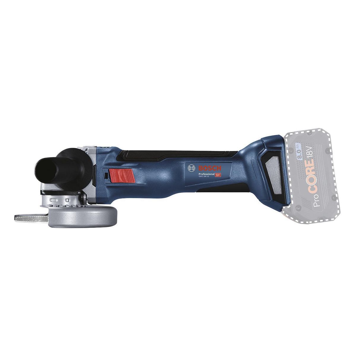 BOSCH - Esmeril angular inalámbrico 5" 18V sin batería