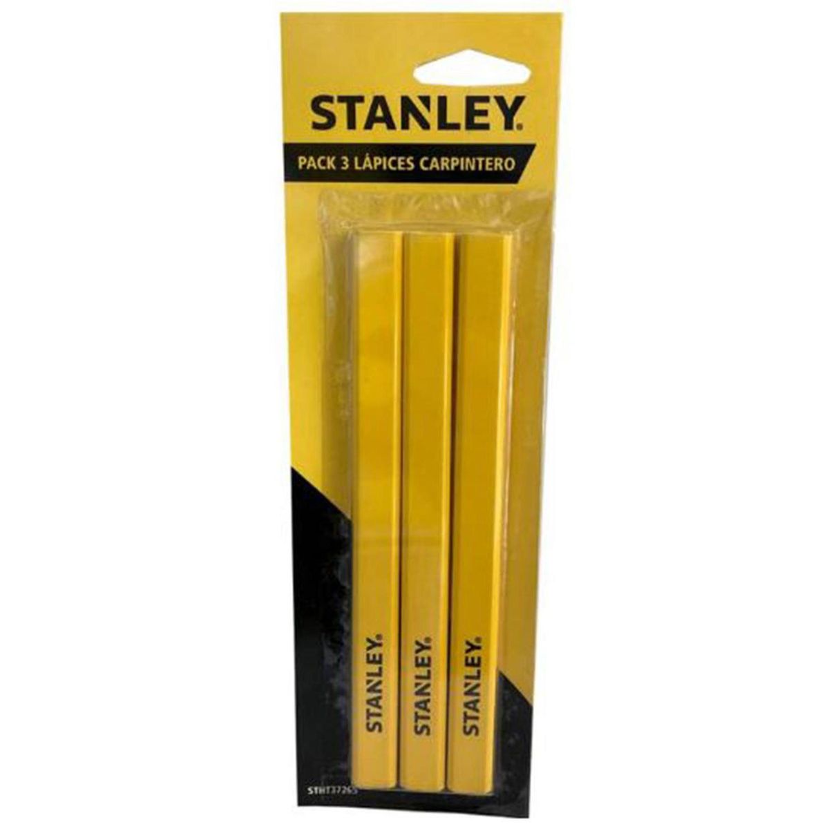 STANLEY - Pack 3 Lápices Carpintero Grafito