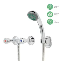 NIBSA - Combinación Ducha Receptáculo Rapel Plus