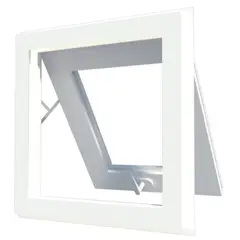 VENTO - Ventana PVC Proyectante 60x120 cm Vidrio Termopanel Blanco