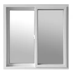 VENTO - Ventana PVC Corredera 120x120 cm Vidrio Monolítico Blanco
