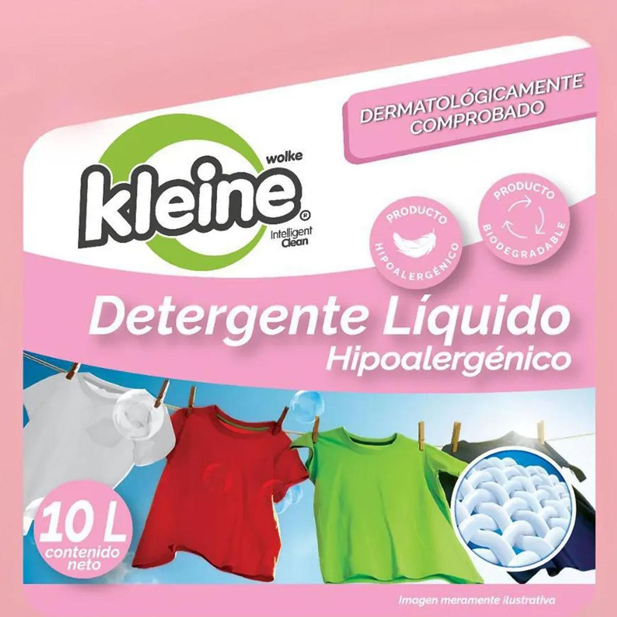 KLEINE WOLKE - Detergente Líquido Hipoalergénico Kleine Wolke 10 Litros Original