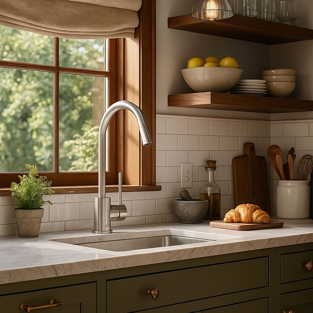 STRETTO - Monomando Lavaplatos Coparo Cromado