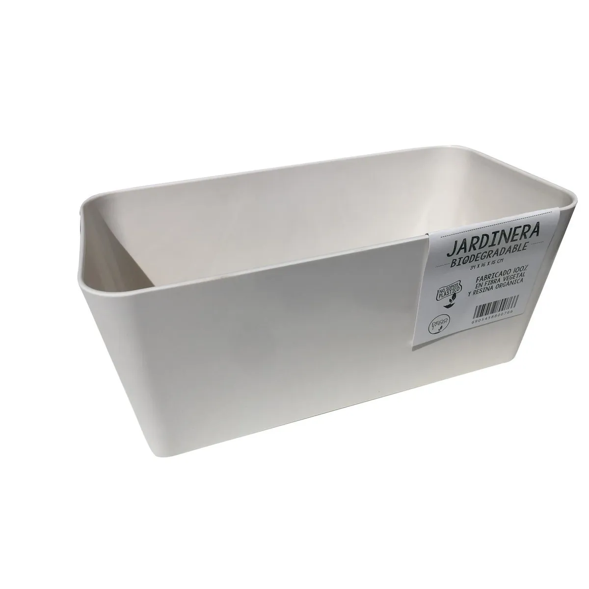 DECOGREEN - Jardinera bio blanca