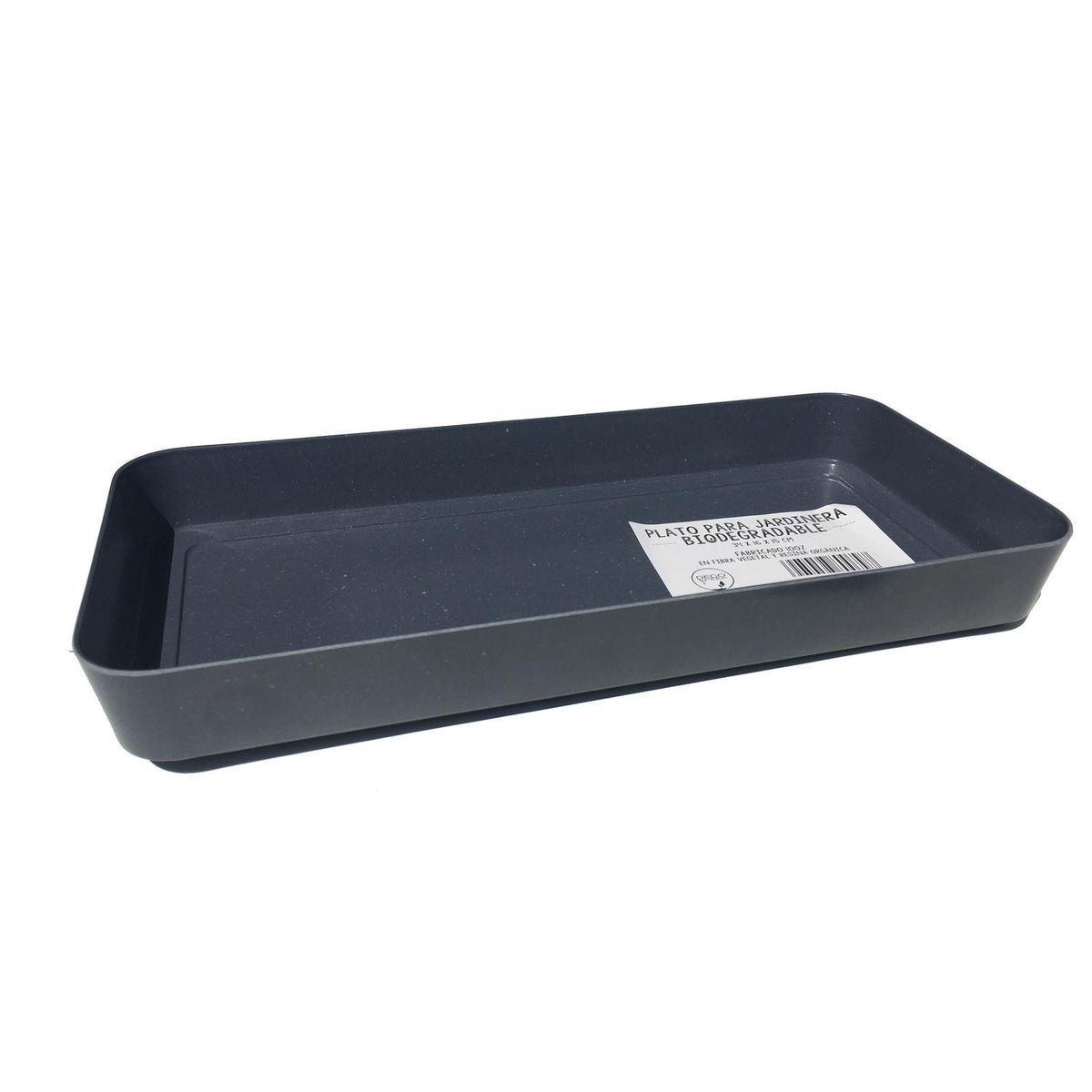 DECOGREEN - Plato Bio de Bambú 14.5x4 cm Grafito