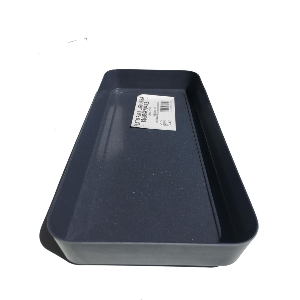 DECOGREEN - Plato Bio de Bambú 14.5x4 cm Grafito