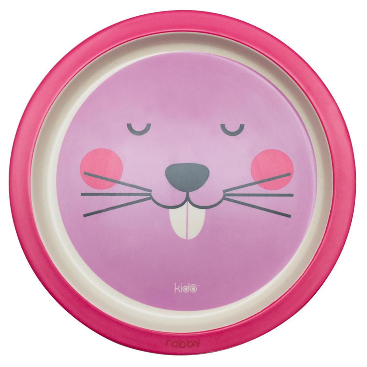 KIDO - Plato Infantil Kido Animales para Bebé 100 cc