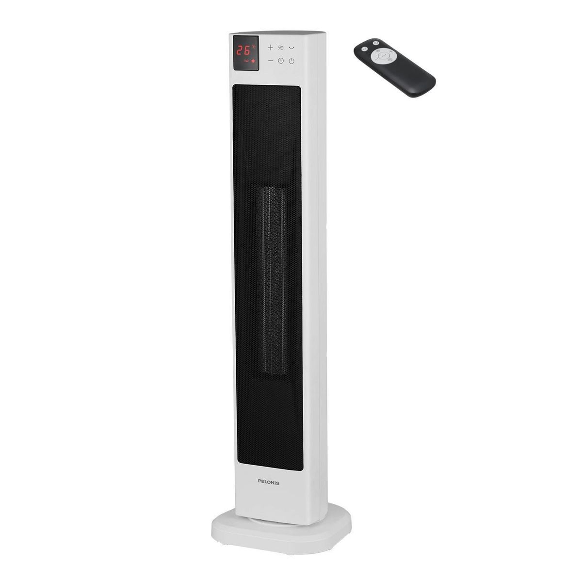 MIDEA - Termoventilador digital tipo Torre 1200/2000W con timer