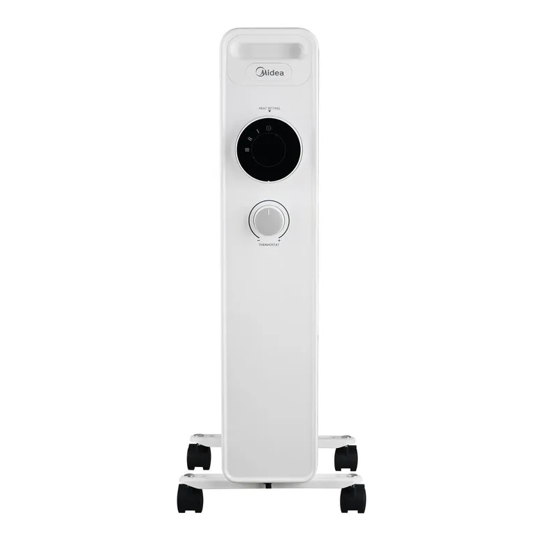 MIDEA Calefactor Eléctrico 1500 W Oleoeléctrica NY1507-20M Blanco