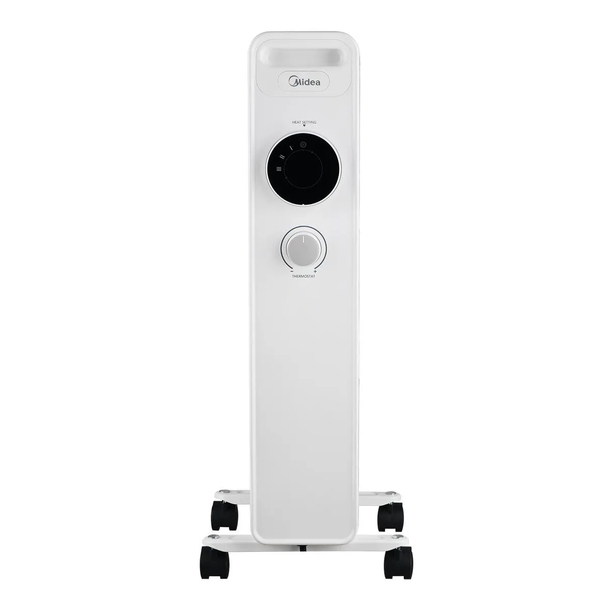 MIDEA - Calefactor Eléctrico 1500 W Oleoeléctrica NY1507-20M Blanco