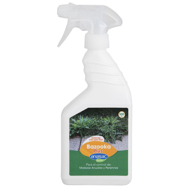 ANASAC - Herbicida para control de malezas Bazooka plus 500 cc listo para usar gatillo