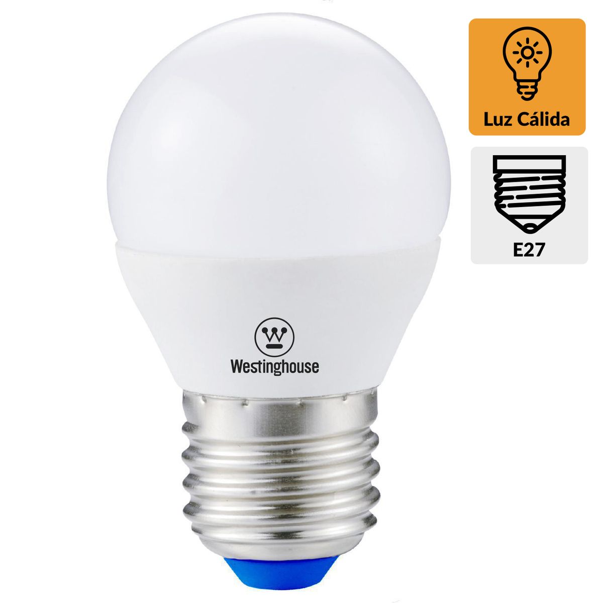 BP ILUMINACION - Ampolleta Led Mini Bola 5 W E27 450 lm Luz Cálida