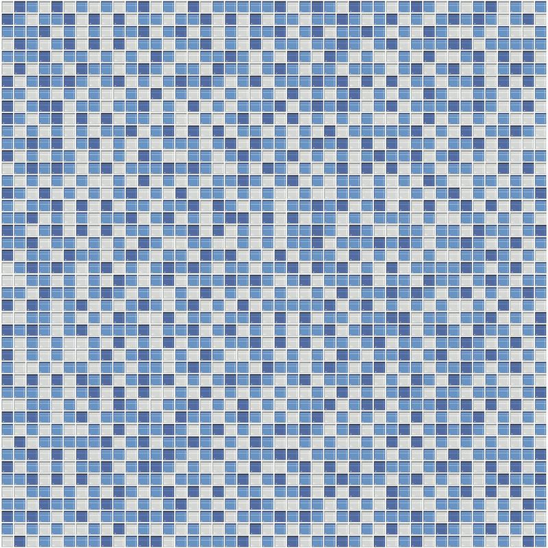 PIZARRENO - Simplisima ceramica mosaico Aqua 6 mm 3 unidades